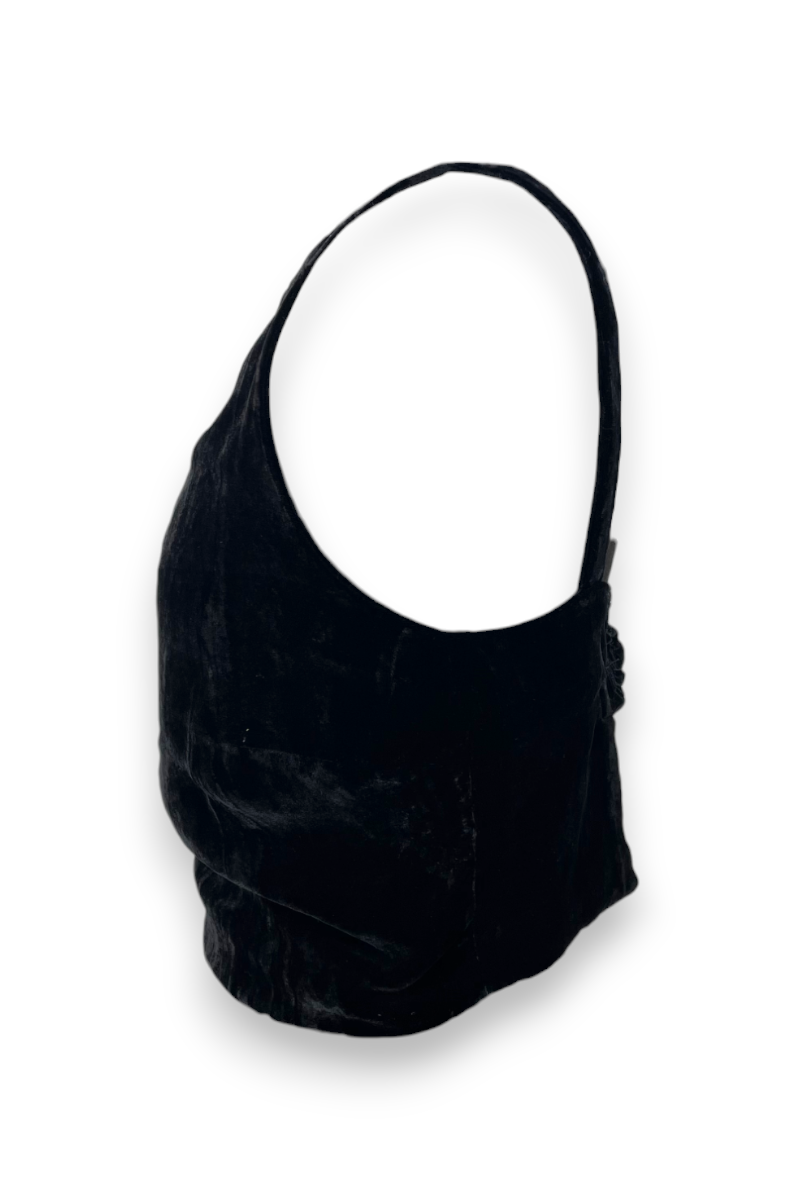 Caraco fines bretelles effet velours, C'est Comme Ça, T42