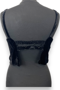 Caraco fines bretelles effet velours, C'est Comme Ça, T42