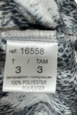 Top long serpent, fabriqué au Portugal, T3