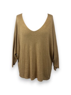 Pull kaki oversize, T38