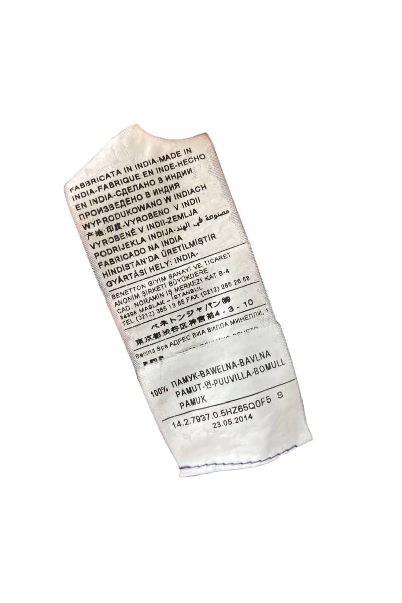 Chemise liberty Benetton, TM