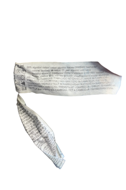 Jean beige taille haute, T32