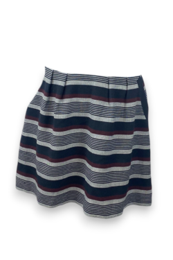 Jupe courte rayée, T42