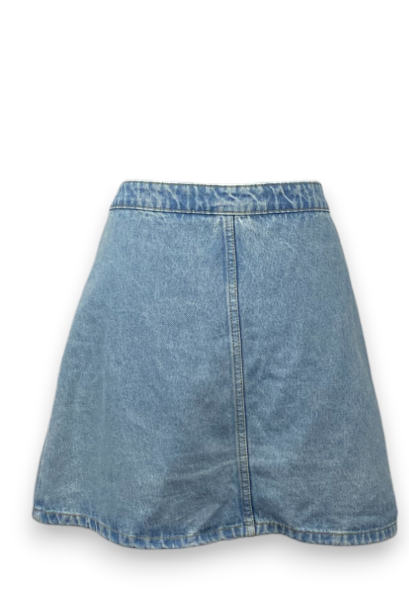Jupe courte en jean, T38