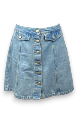 Jupe courte en jean, T38