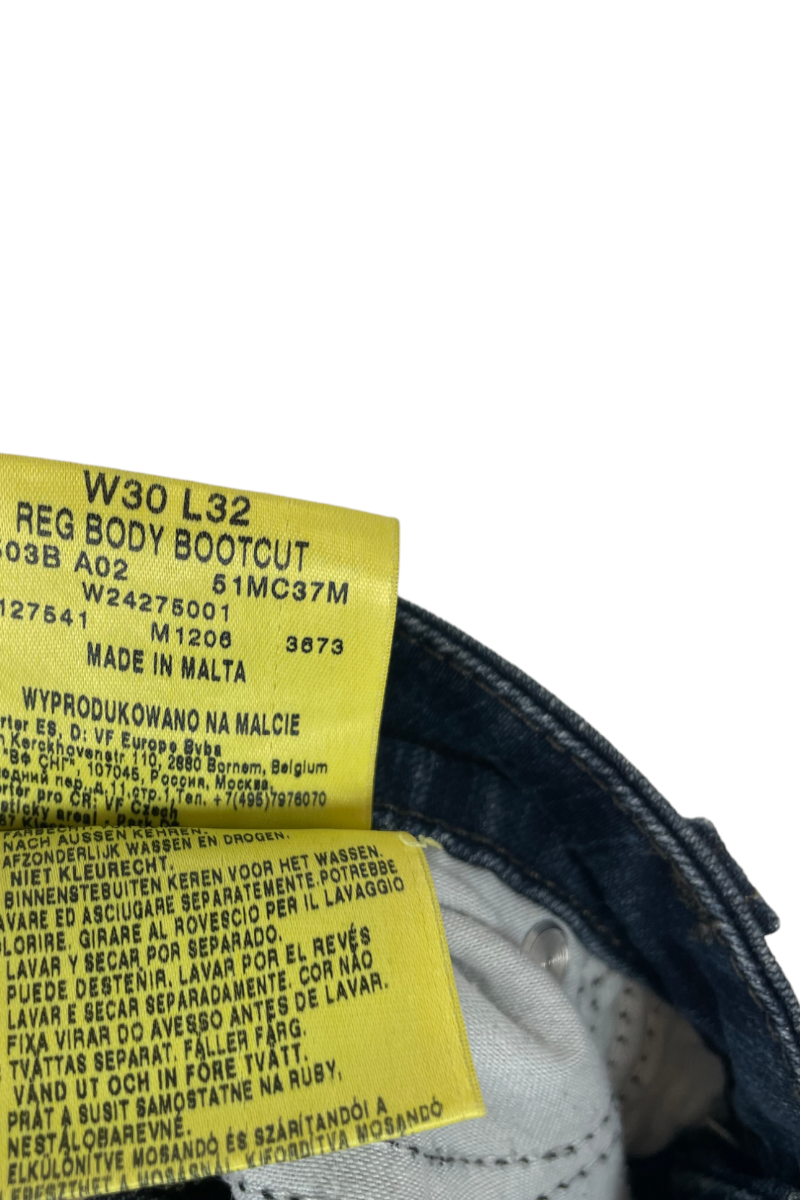 Jean Bootcut Wrangler, T40