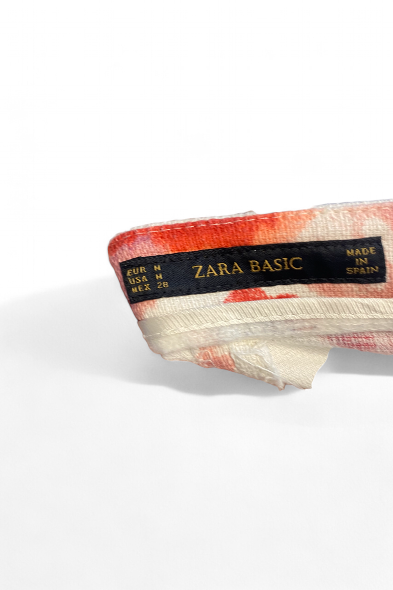 Mini short fleuri Zara, TM