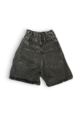 Mini short jean taille haute, T32
