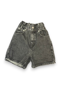 Mini short jean taille haute, T32