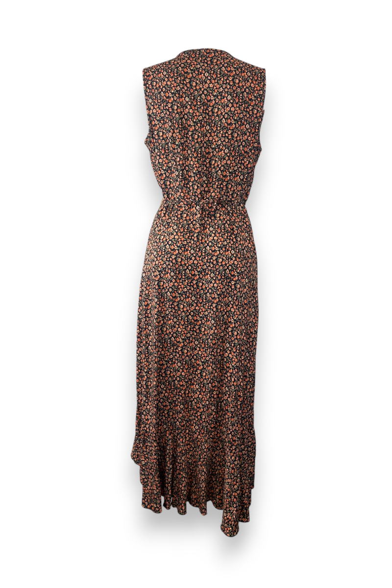 Robe fleurie croisée, T38