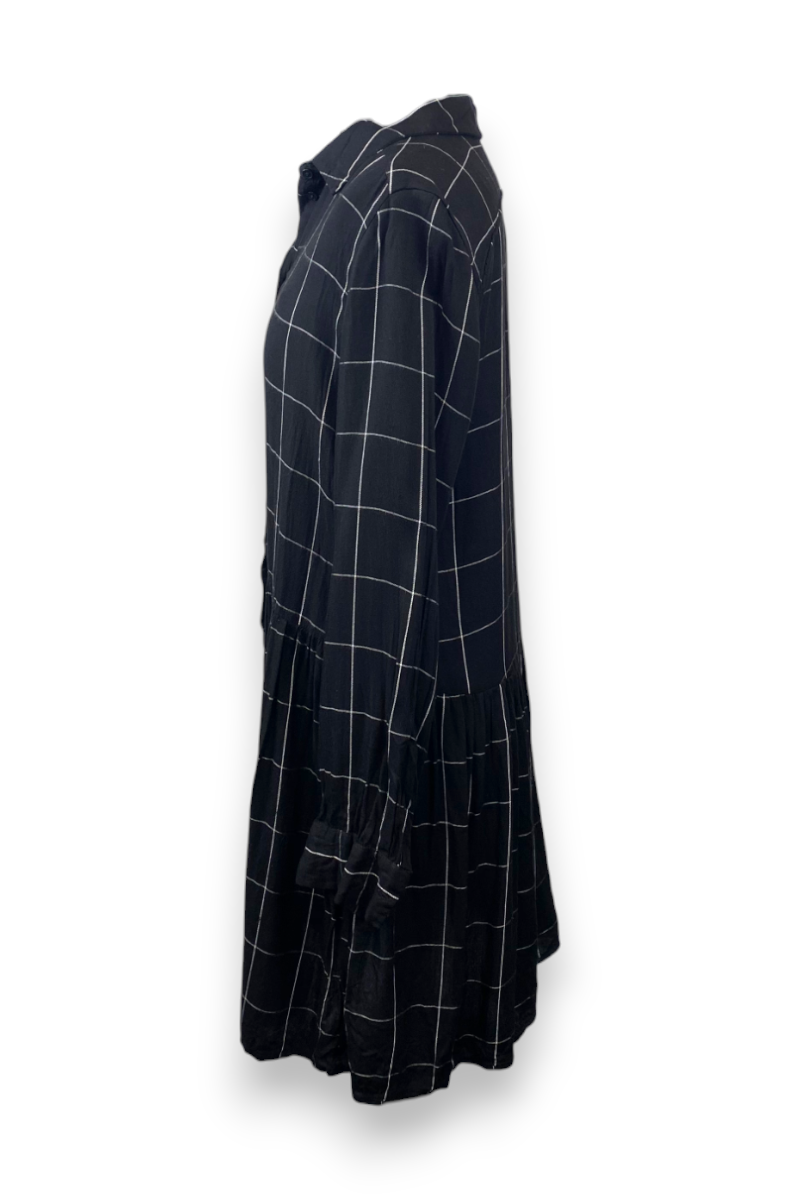 Robe chemise à carreaux, T40