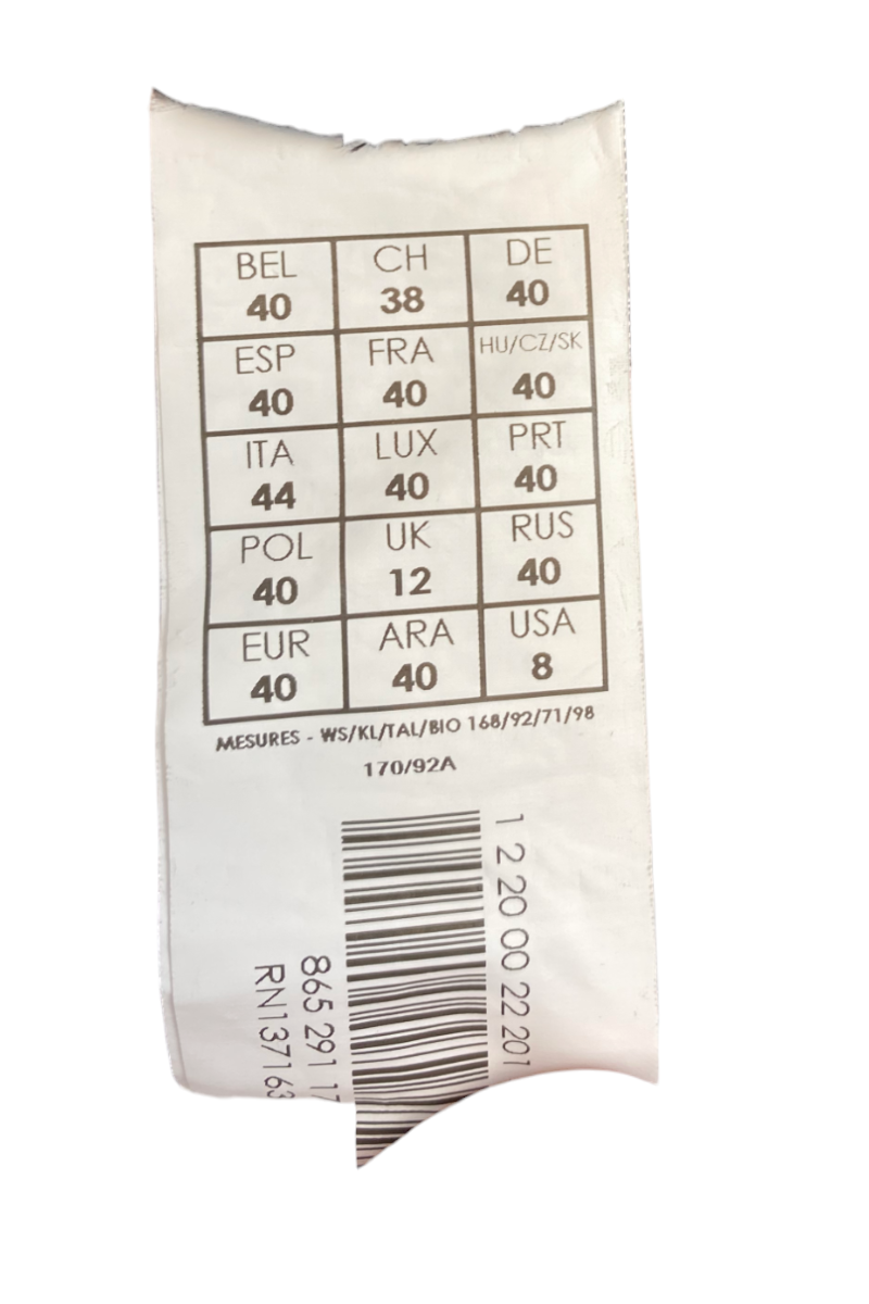 Robe chemise à carreaux, T40