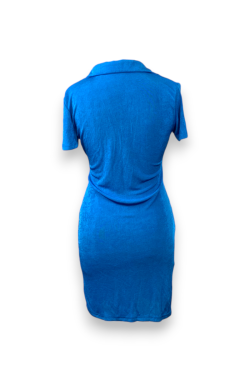 Robe bleue électrique fluide, années 2000', TS