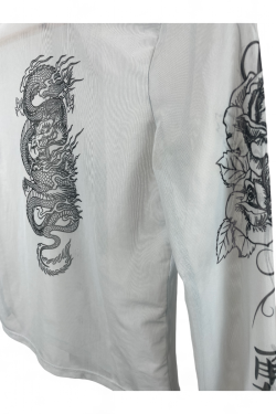 Top long effet tatouage, TXS