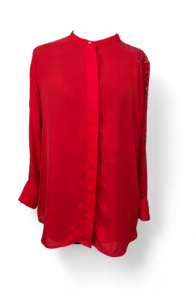 Chemisier rouge H&M, T44