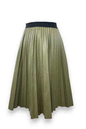 Jupe plissée verte, TM