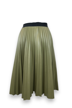 Jupe plissée verte, TM