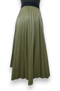 Jupe plissée verte, TM