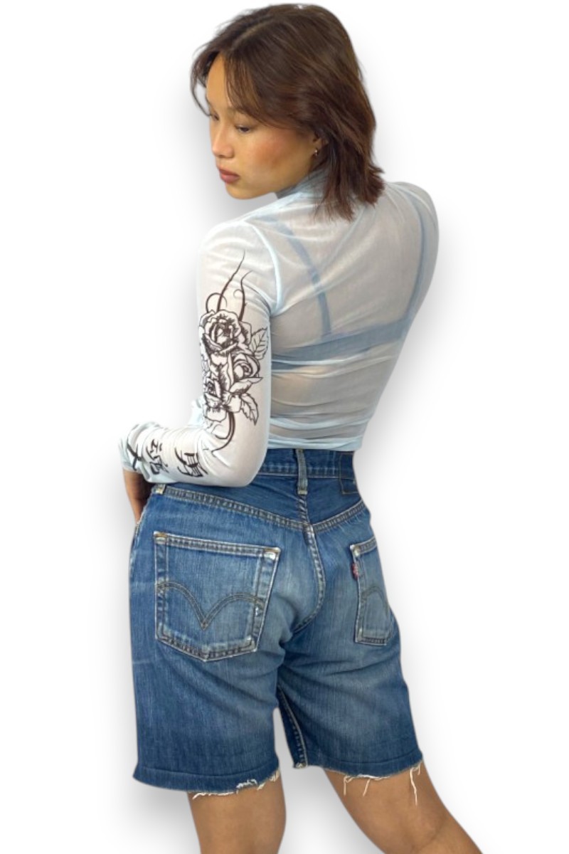 Top long effet tatouage, TXS