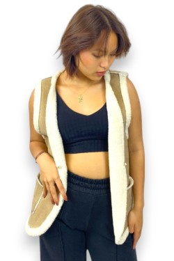 Gilet effet mouton Version Sud, TM/L