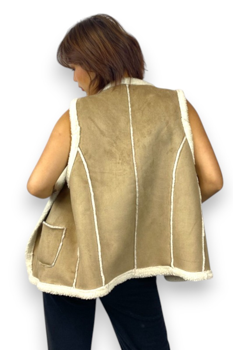 Gilet effet mouton Version Sud, TM/L