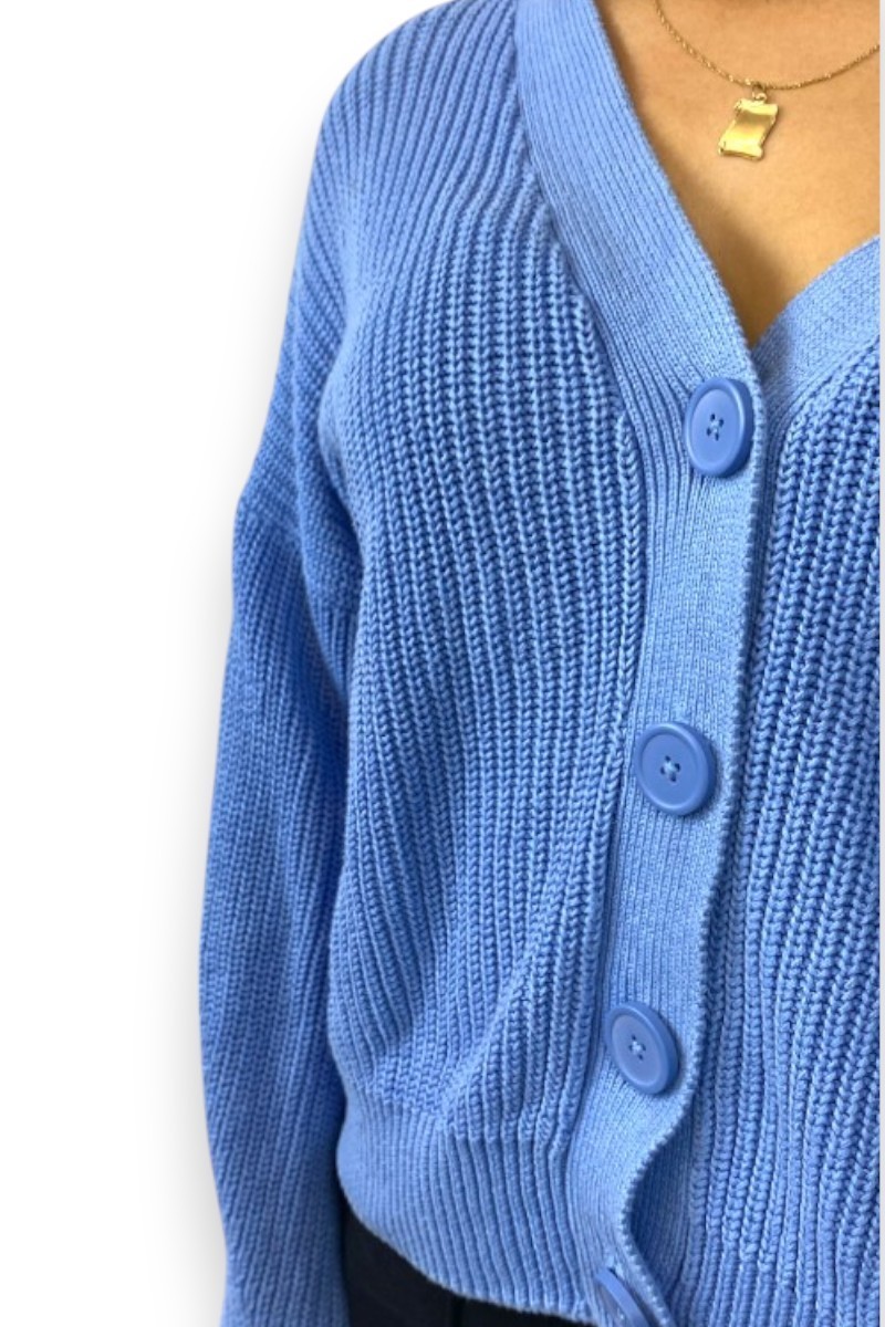 Gilet bleu pastel, TXS