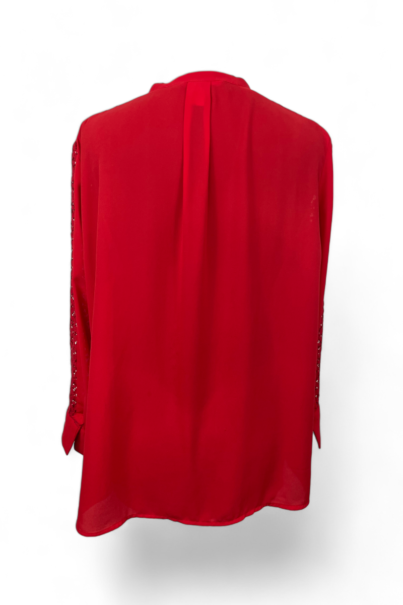 Chemisier rouge H&M, T44