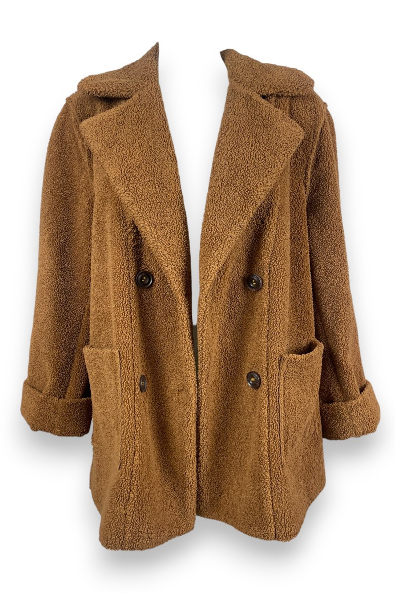 Manteau effet mouton Moon River – Confort & Style Assuré