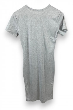 Robe tee-shirt grise – L’indispensable minimaliste