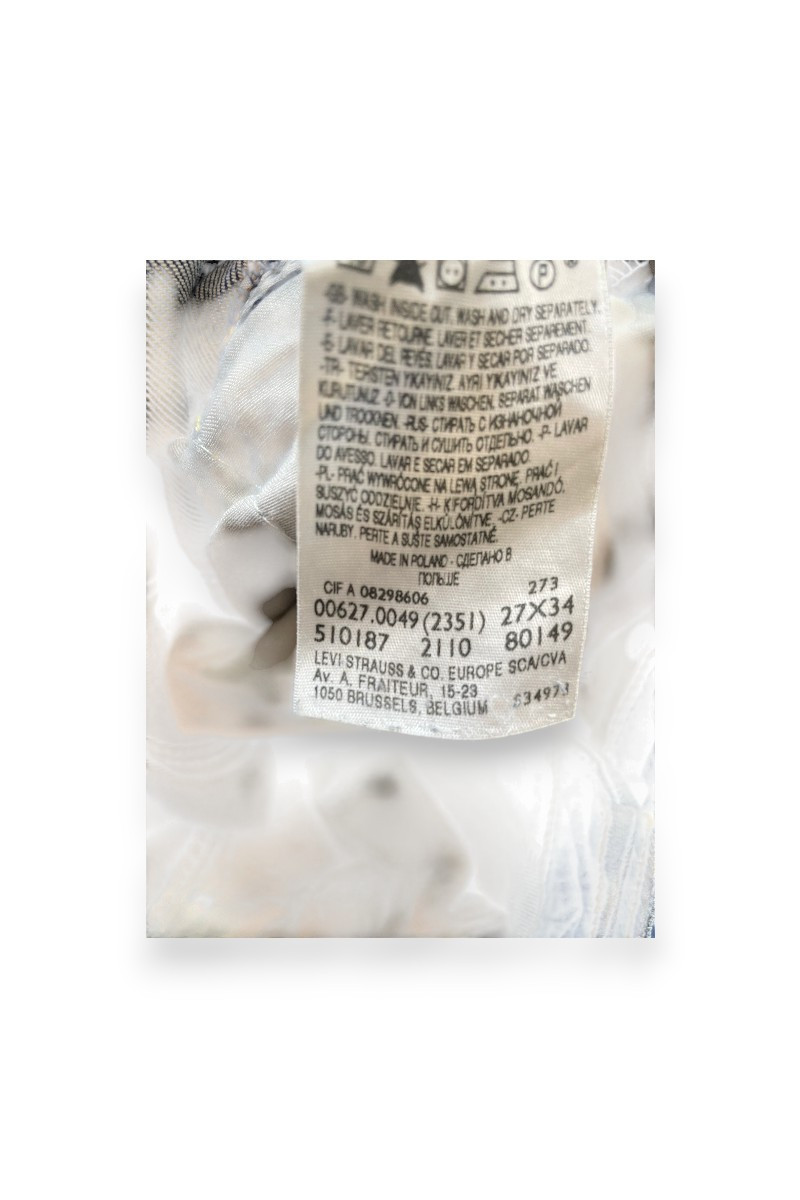 Jean Levi’s 627 Straight Fit – Bleu Denim Authentique