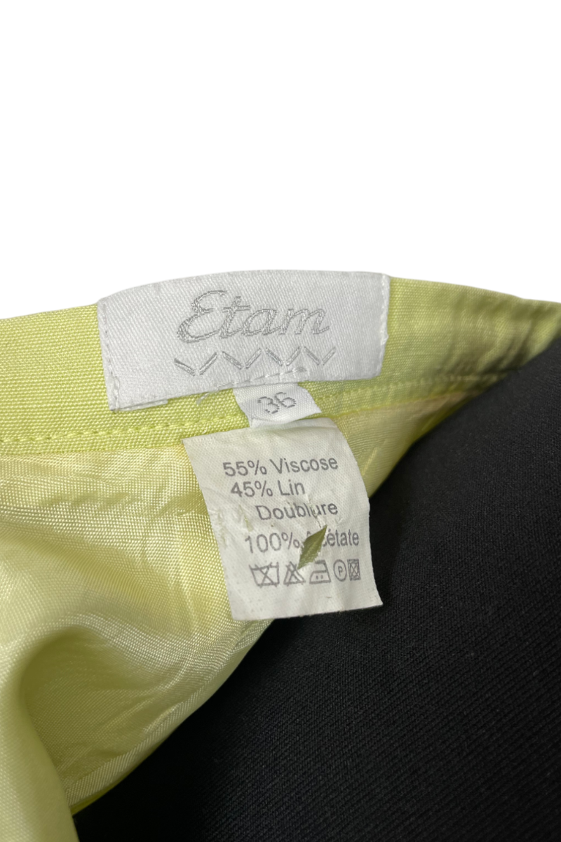 Jupe Etam Vintage Jaune citron, T36