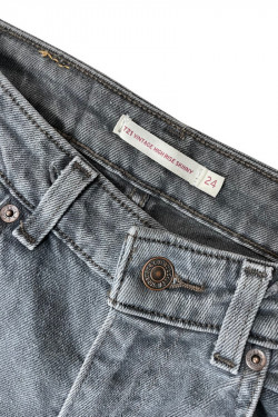 Jean Levi’s 721 Vintage High Rise Skinny – Gris Fumé