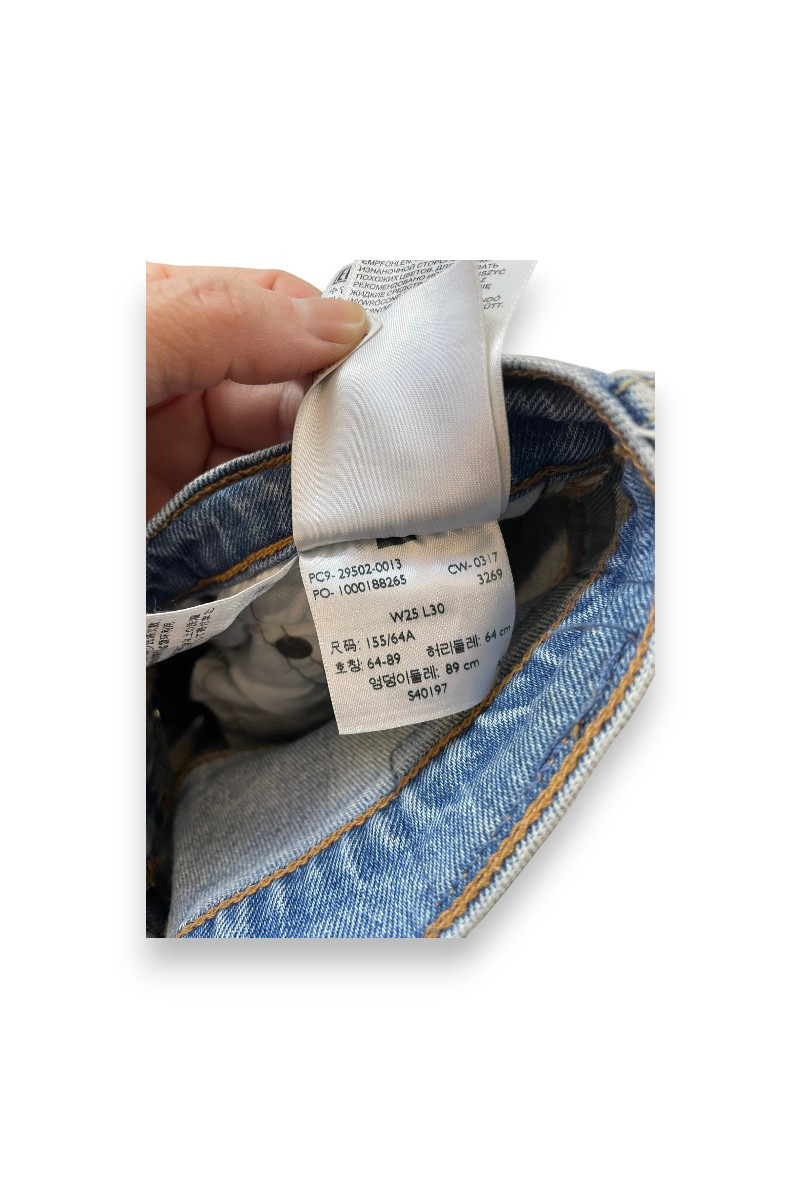 Jean Levi’s 501® Original – Délavé vintage et effiloché