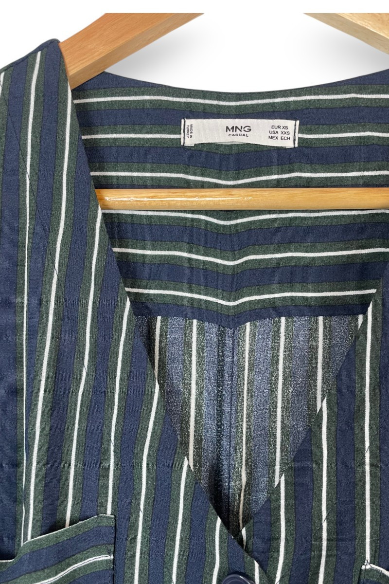 Combinaison rayée MANGO Casual – Élégance fluide et esprit chic