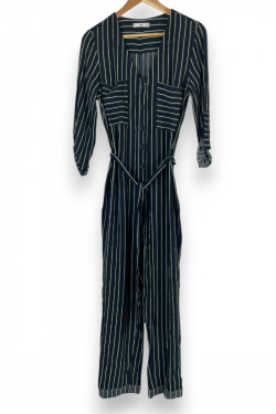 Combinaison rayée MANGO Casual – Élégance fluide et esprit chic