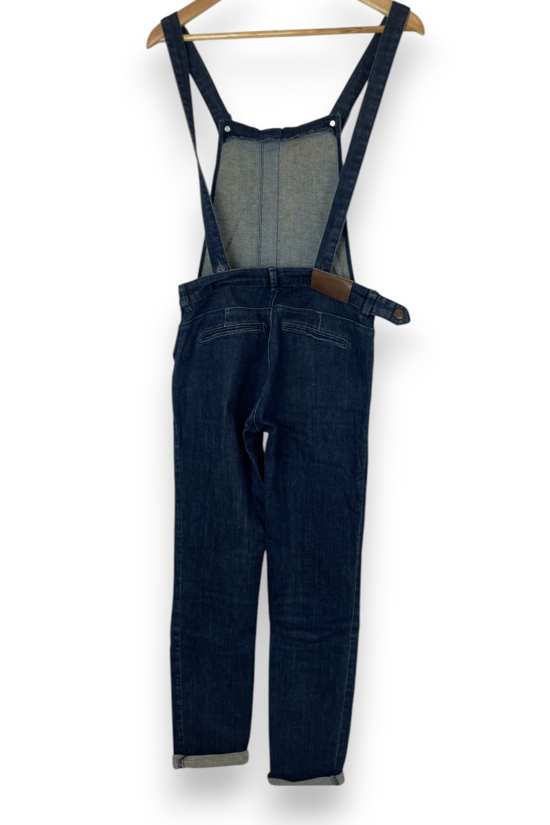 Salopette en jean brut – Style vintage revisité