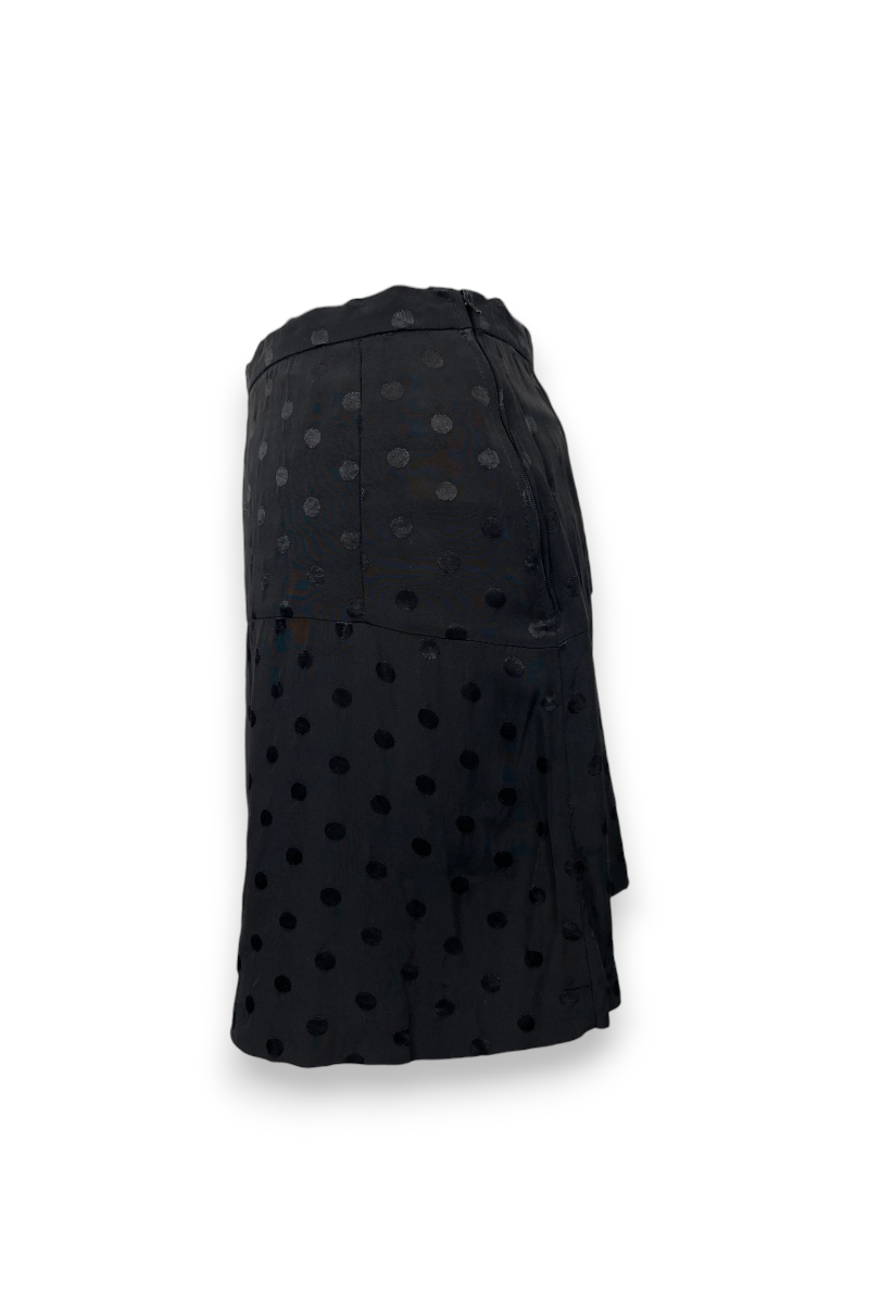 Mini jupe noir satiné Naf Naf, T36
