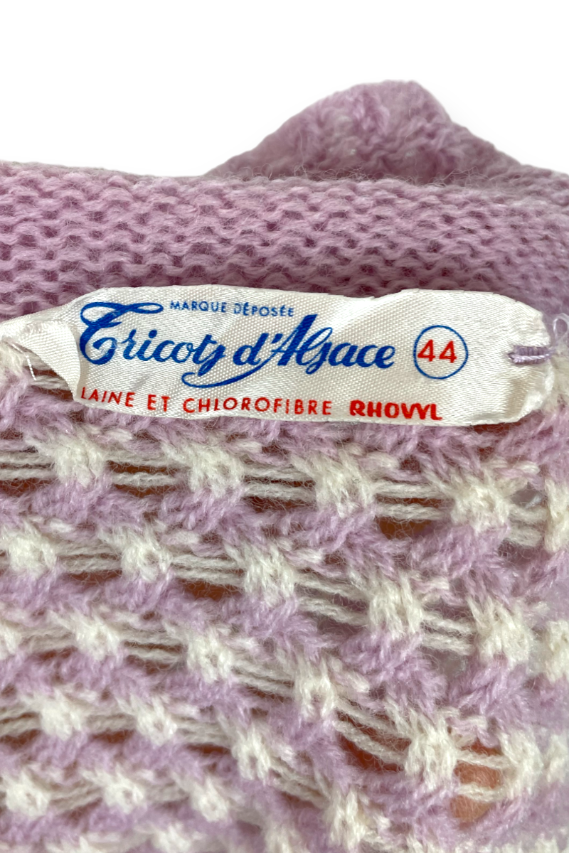 Gilet Tricots d'Alsace Vintage, T44