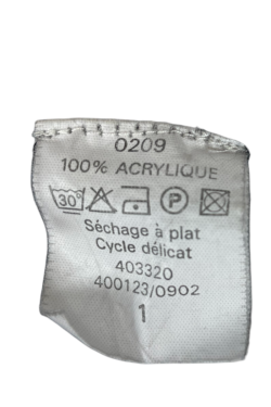 Gilet intemporel, TS