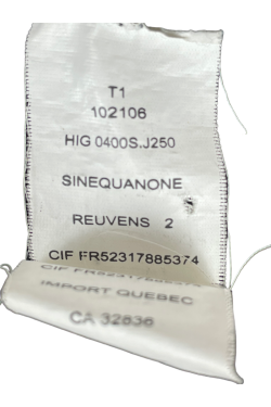Gilet Sinequanone, T1