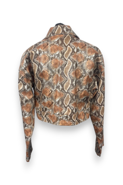 Veste crop top serpent, Made In Italy, T36