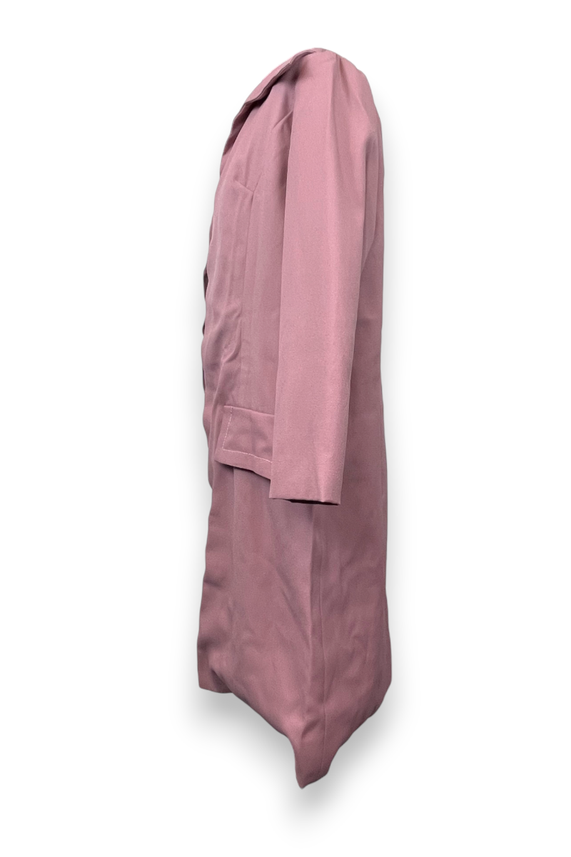 Veste intemporelle longue rose, TL