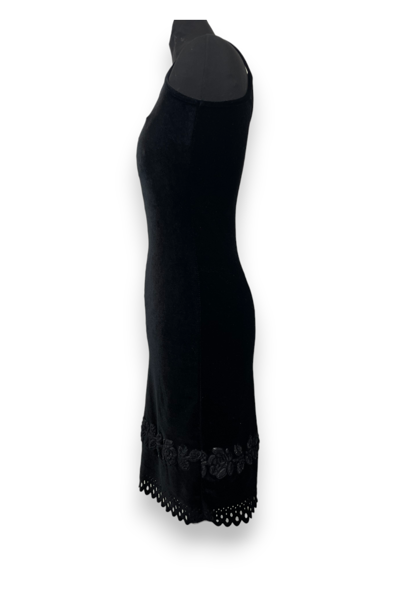 Robe effet velours vintage, TS