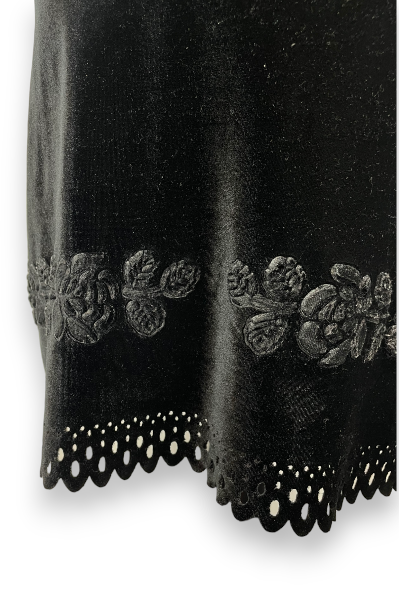 Robe effet velours vintage, TS