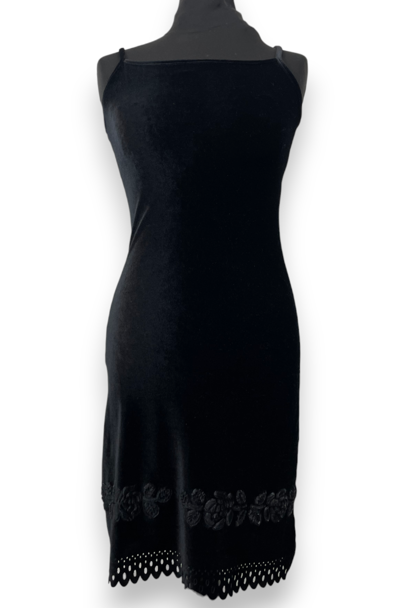 Robe effet velours vintage, TS