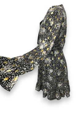 Robe dorée Flamant Rose, TS