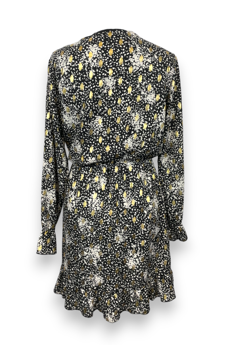 Robe dorée Flamant Rose, TS