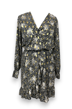 Robe dorée Flamant Rose, TS