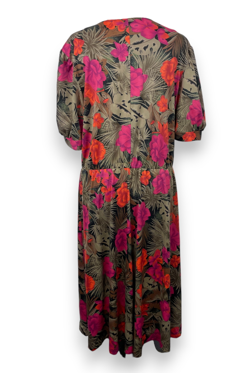 Robe fleurie, Vintage fabriquée en France, TL