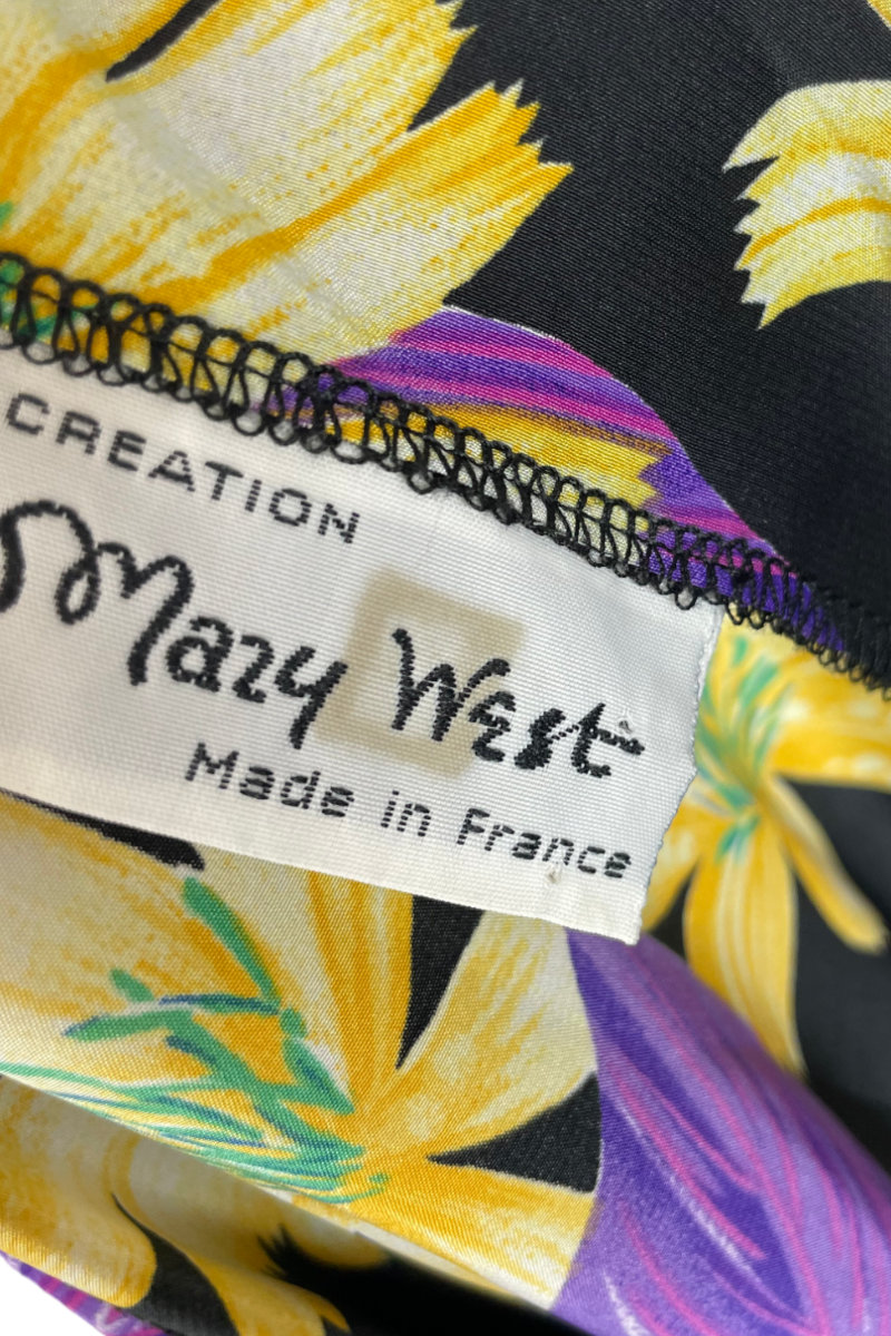 Robe Hawaï Mary West, fabriquée en France, T36